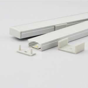 Profilo in alluminio per LED strip 20 mm – Con Cover Milky